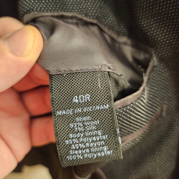 Black with white dot 40R Blazer - Picture 10 of 11